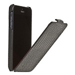 Чехол для iPhone5 -Borofone Crocodile flip Leather case (черный)