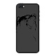 Чехол и защитная пленка для Apple iPhone 5/5S Deppa Art Case Black медведь