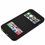 Чехол-книжка для Apple iPhone 6/6S Plus 5.5 Jisoncase Genuine Leather Case черный