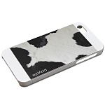 Чехол для iPhone 5/5S Ppyple Metal Jacket  holstein white