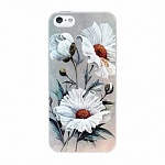 Чехол-накладка пластиковая Anzo 3D для iPhone 5/5S Flower