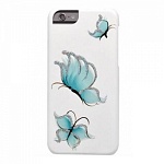 Чехол для iPhone 6 iCover Butterfly White\Blue