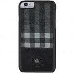 Чехол для Apple iPhone 6\6S Polo Club Santa Barbara PLAIDE (серый)