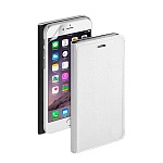 Чехол и защитная пленка для Apple iPhone 6 Plus Deppa Wallet Cover PU магнит белый