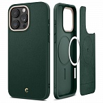 Чехол Spigen CYRILL Kajuk MagSafe для Apple iPhone 15 Pro магнитный, совместимый с MagSafe (зеленый) ACS06772