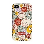 Чехол-накладка Goegtu для iPhone 4s/ iPhone 4 Flowers