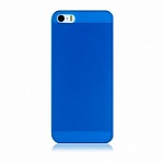 Ультратонкий чехол Just Case 0.3 mm для iPhone 5\5S синий