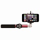 Универсальный монопод для селфи hoox Selfie Stick 810 Series со съемным пультом Bluetooth для смартфонов iOS/Android (красный)