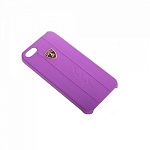 Кожаный чехол-накладка lamborghini для iPhone 5/5S Performate-D1 фиолетовый