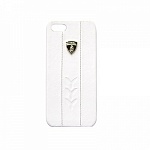 Кожаный чехол-накладка lamborghini для iPhone 5/5S Performate-D1 белый