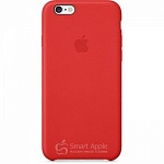 Чехол для iPhone 6 Apple Leather Case красный