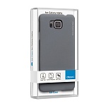 Чехол и защитная пленка для Samsung Galaxy Alpha Deppa Air Case серый