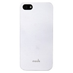 Чехол-накладка пластиковая Moshi для iPhone 5 белая